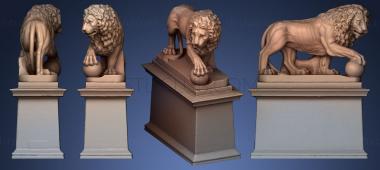 3D модель Мраморный лев Медичи (STL)